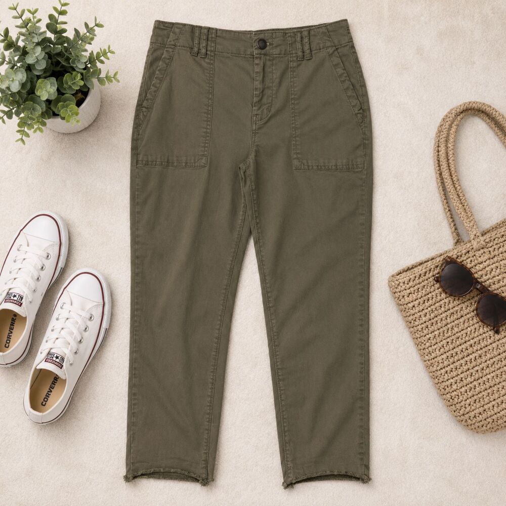 Pilcro By Anthropologie Jefferson Utility Pants Women's Size 25 (29x26) (679)
